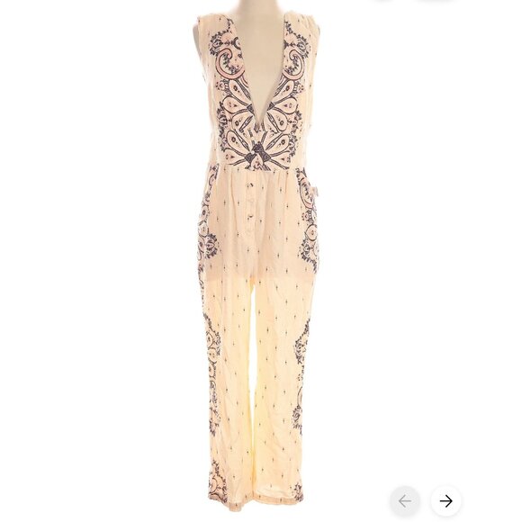 ✨ FREE PEOPLE ✨ Setting Sun Jumpsuit - Picture 4 of 5